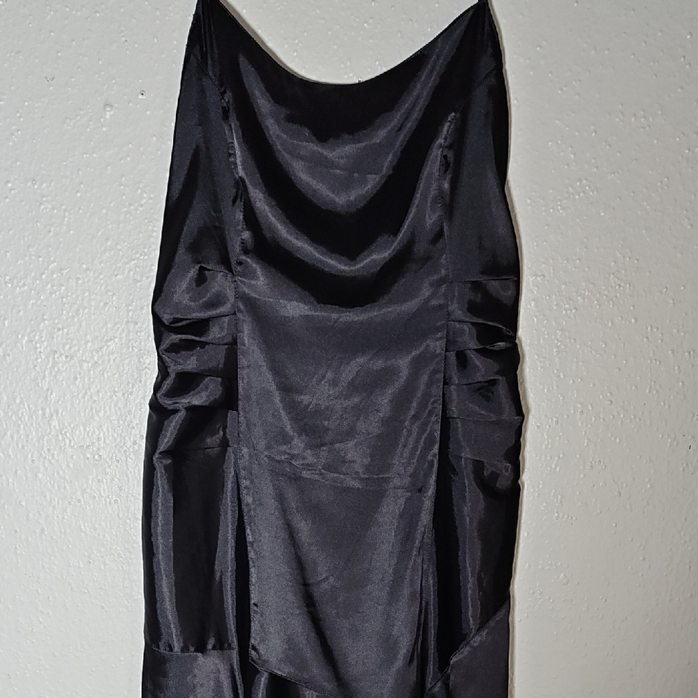 Envogue Black Backless Dress